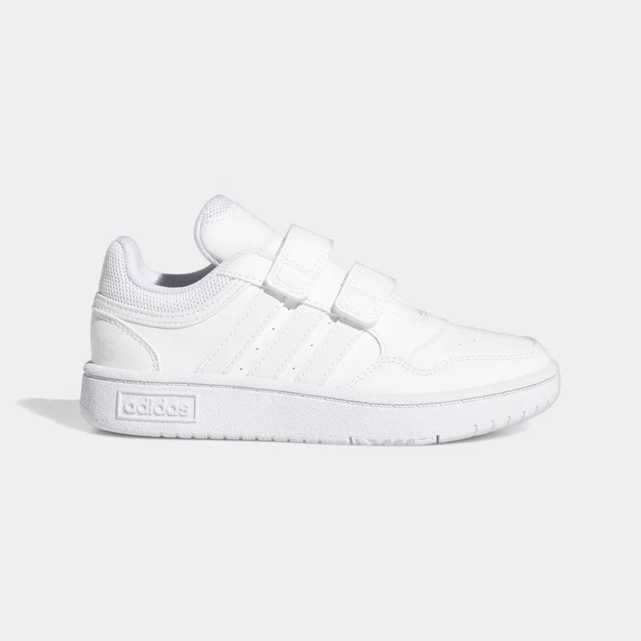 Кроссовки повседневные с липучками Hoops Lifestyle adidas, Белый