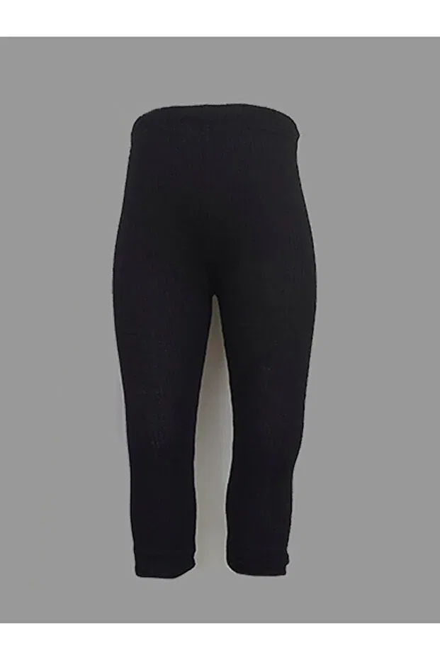 Детские леггинсы для девочек с принтом Aşar Moda Tekstil, Black — фото 2