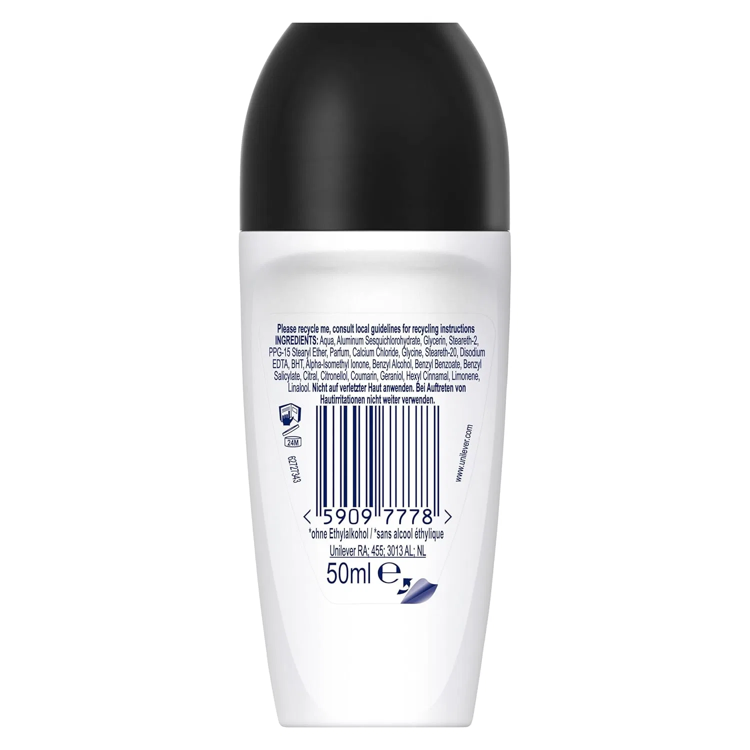 Роликовый дезодорант Nonstop Protection Invisible Aqua Rexona, 50 мл — фото 3