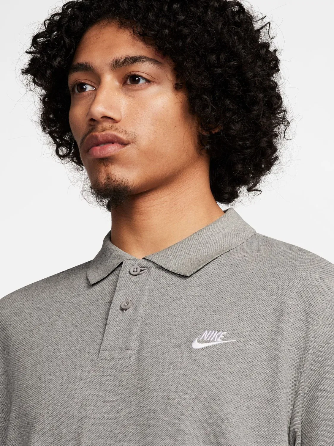 Поло Nike Club, Regular Fit, темно-серый — фото 3