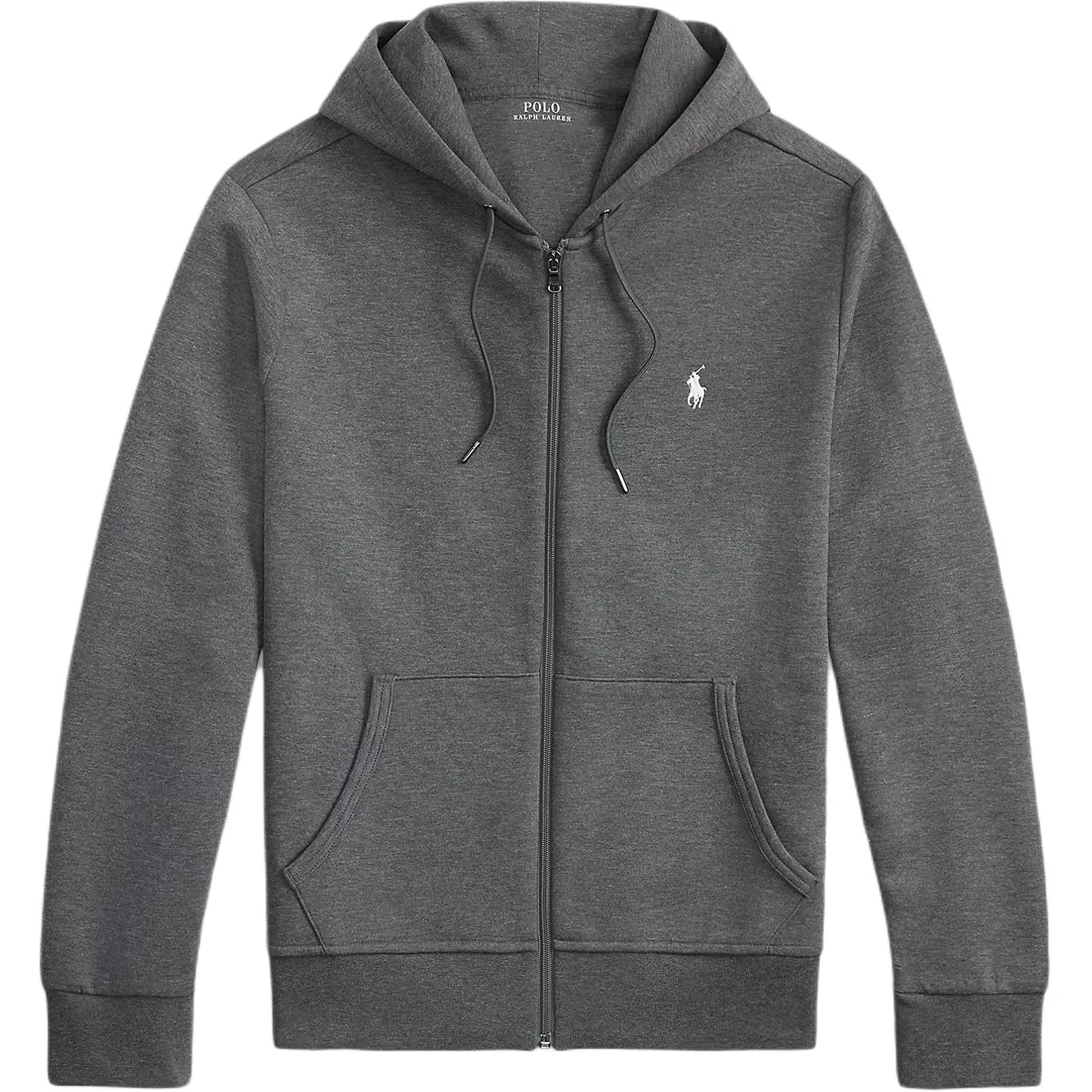 Мужское худи на молнии Polo Ralph Lauren, Серый