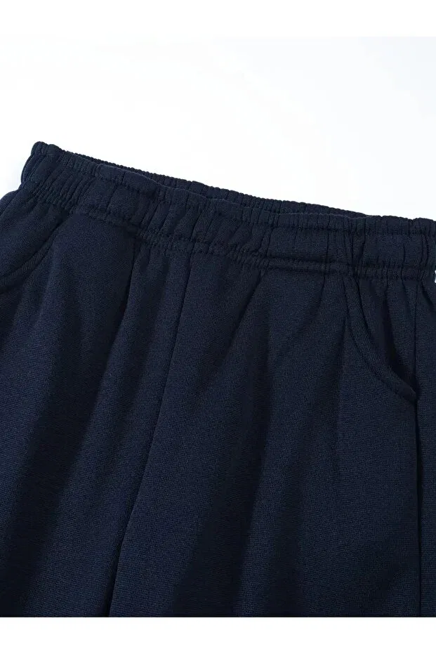 Детские спортивные штаны с утяжкой Daxis Sportwear Company, Sax-Blue Bone-Blue Black — фото 3