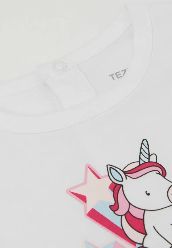 Водолазка с принтом Unicorn Tezenis, white, белый — фото 2