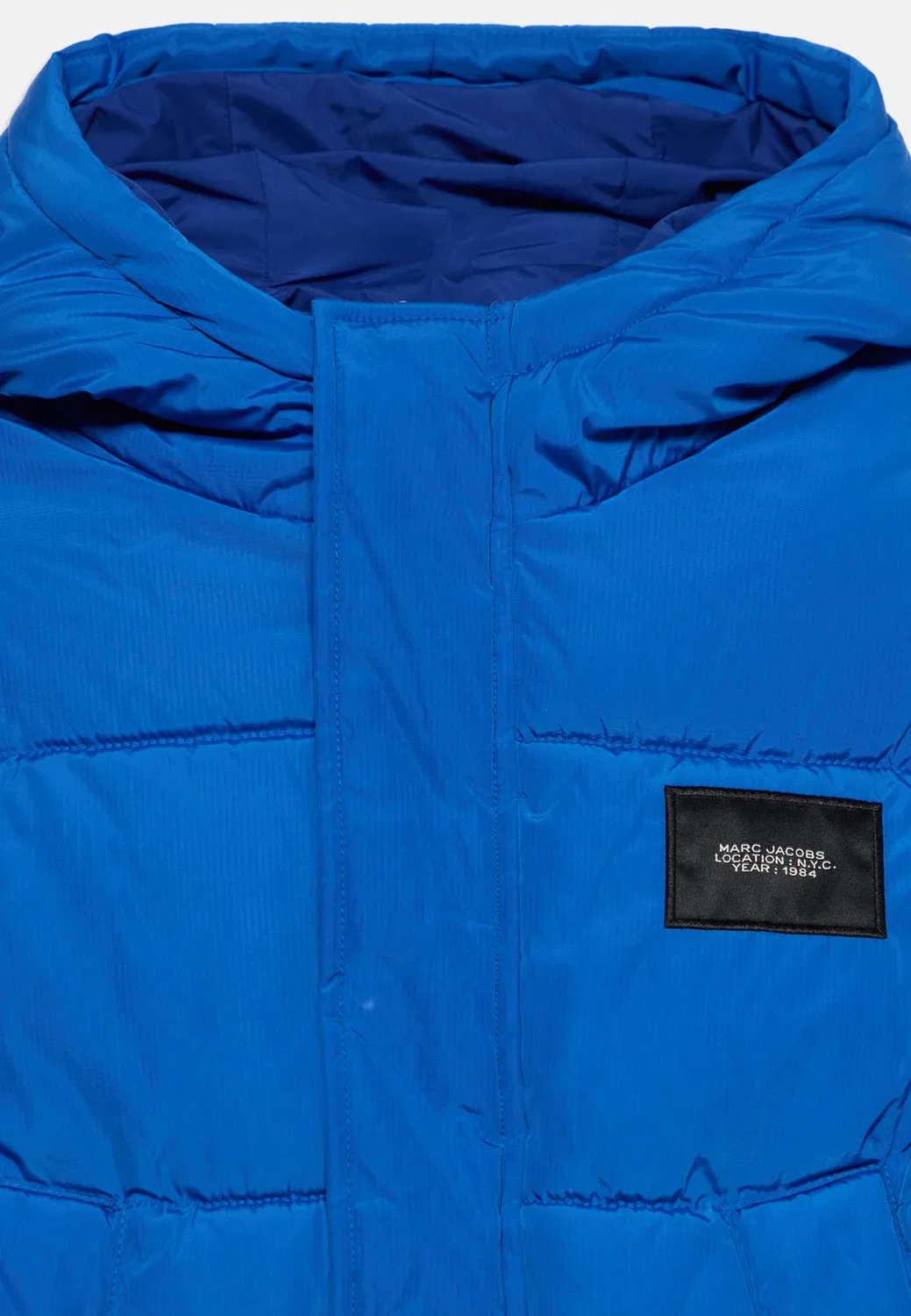 Пуховая куртка унисекс - зимняя куртка Marc Jacobs Kids, Electric Blue — фото 3