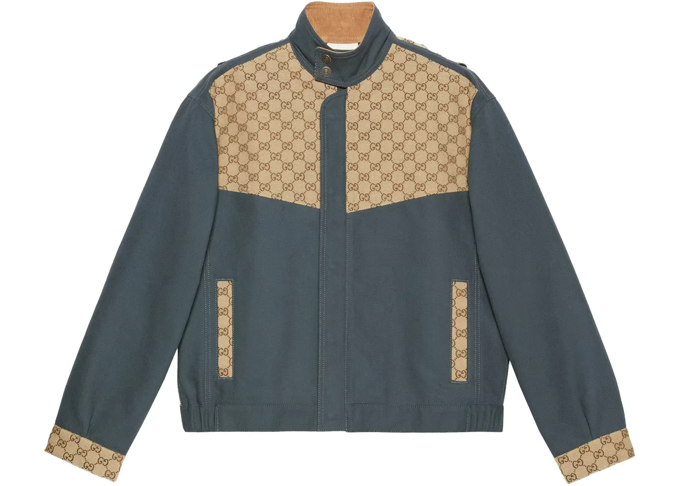 Мужская куртка хлопковая Gucci Jacket, Dark Grey