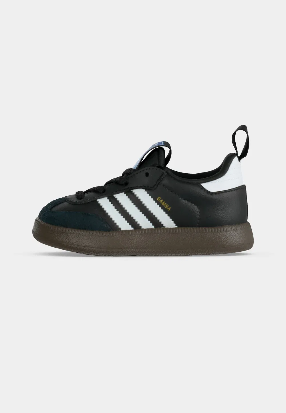 Кроссовки Samba Quickon унисекс Adidas Originals, Core Black/Footwear White/Gold-Coloured Metallic — фото 2