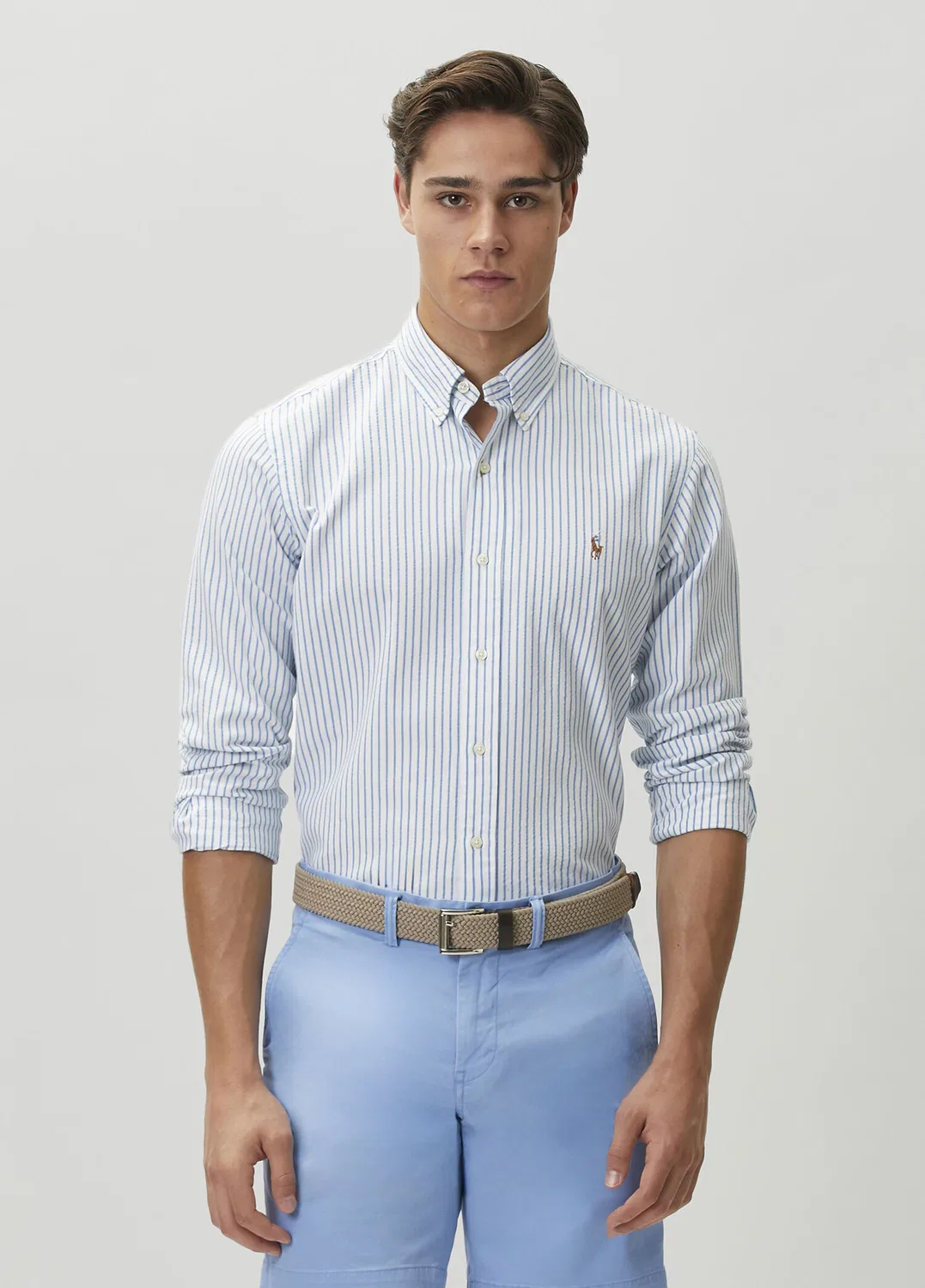 Рубашка Oxford Custom Fit Polo Ralph Lauren, white