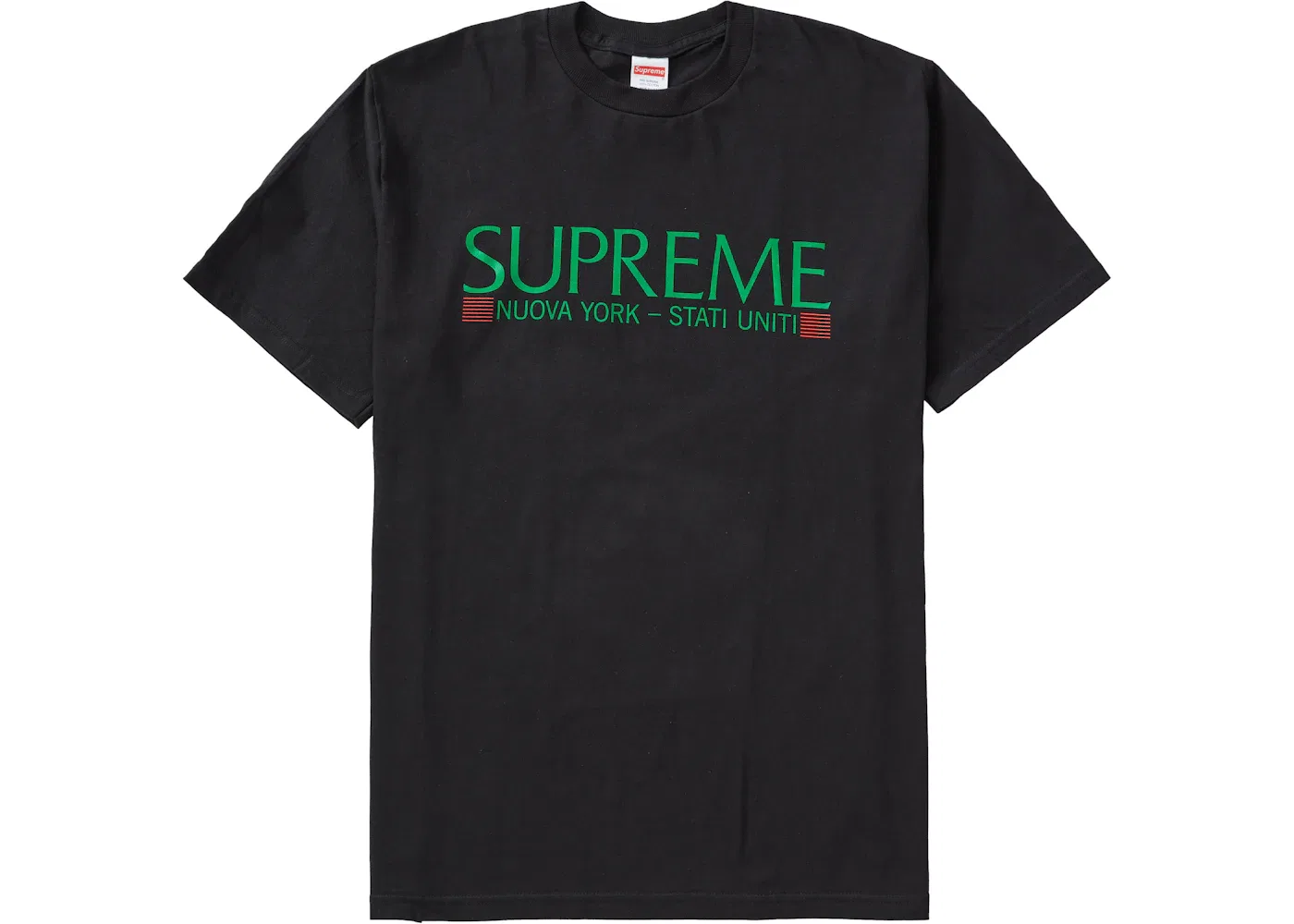 Мужская футболка с принтом Nuova York Tee Supreme, Black