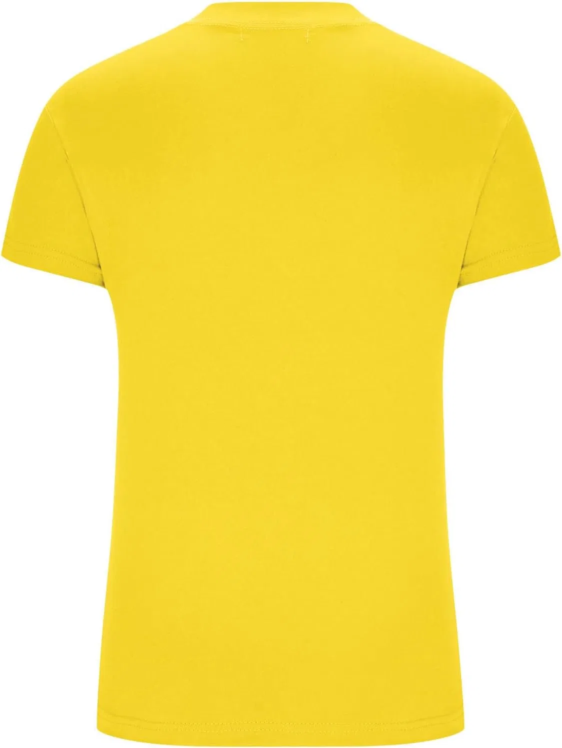 Женская футболка с круглым вырезом свободного кроя, Yellow — фото 4