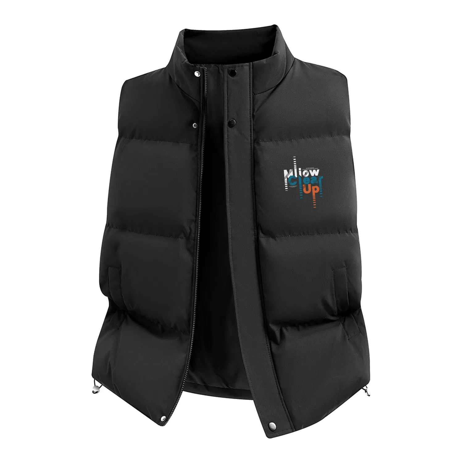 Детский жилет с воротником-стойкой, с принтом, Urban Techwear MIIOW — фото 3