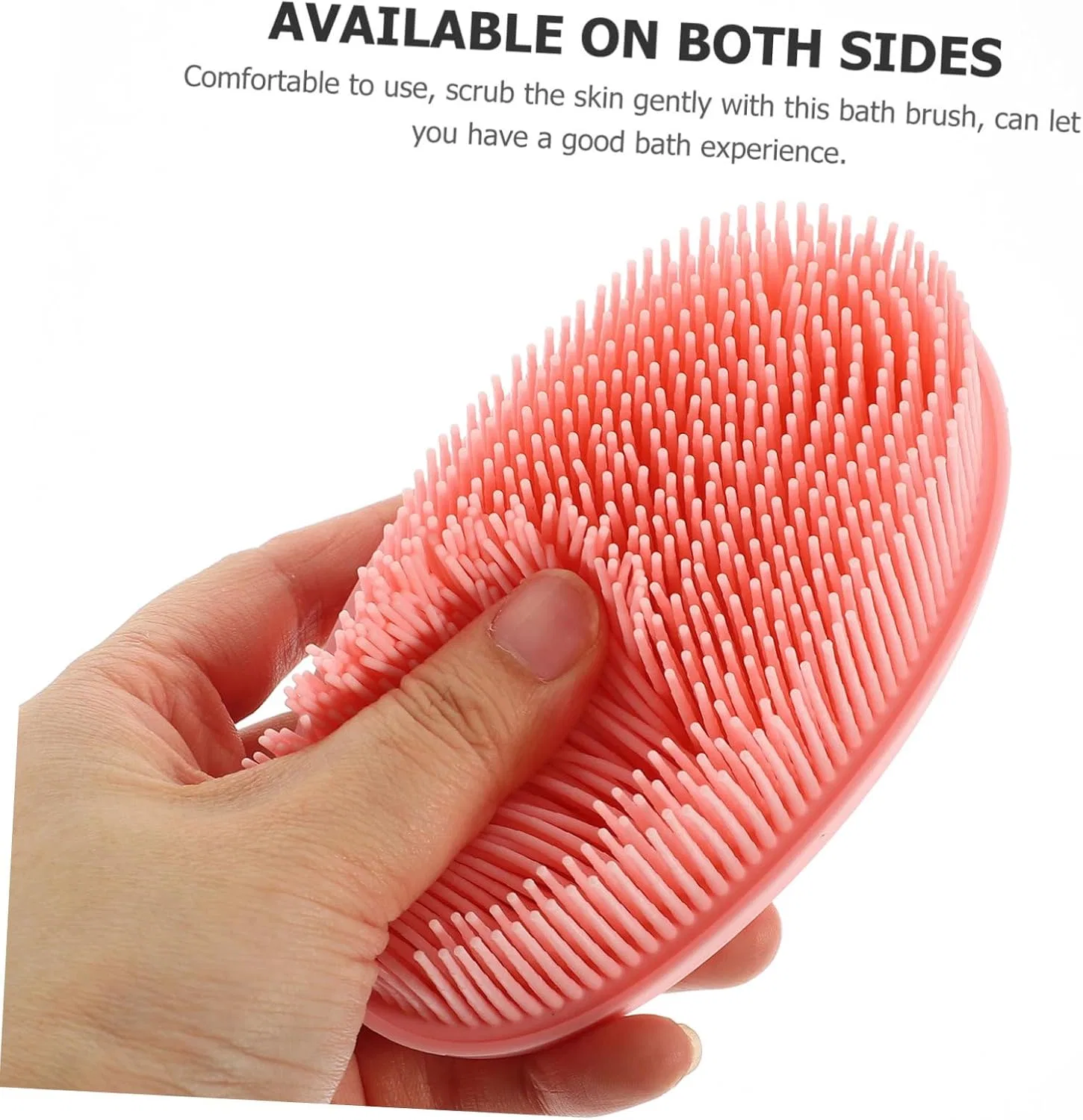 Набор из 3 силиконовых скрабов для тела VICASKY, 12x7x3.5 см — фото 3