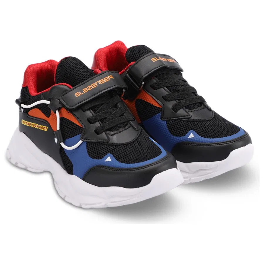 Кроссовки Slazenger KEKOA IN, Белый/Темно-синий/Неоновый зеленый — фото 2