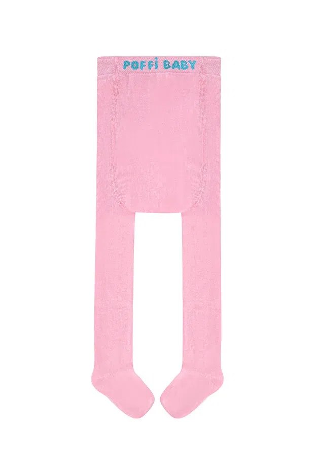 Детские колготки для новорожденных хлопковые Poffibaby, Pink — фото 3