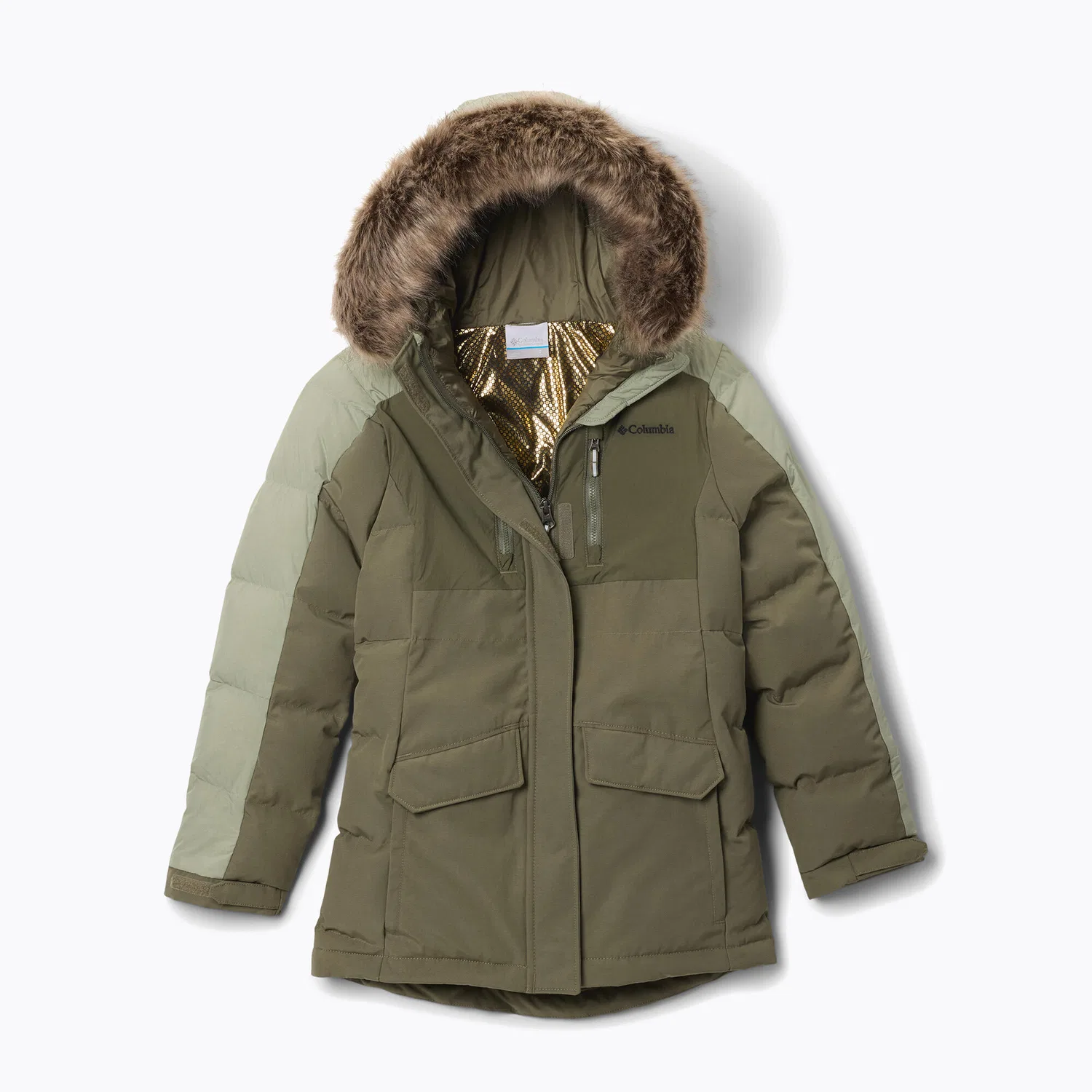 Детская стеганая куртка для девочек Marquam Peak Fusion II Columbia, Green