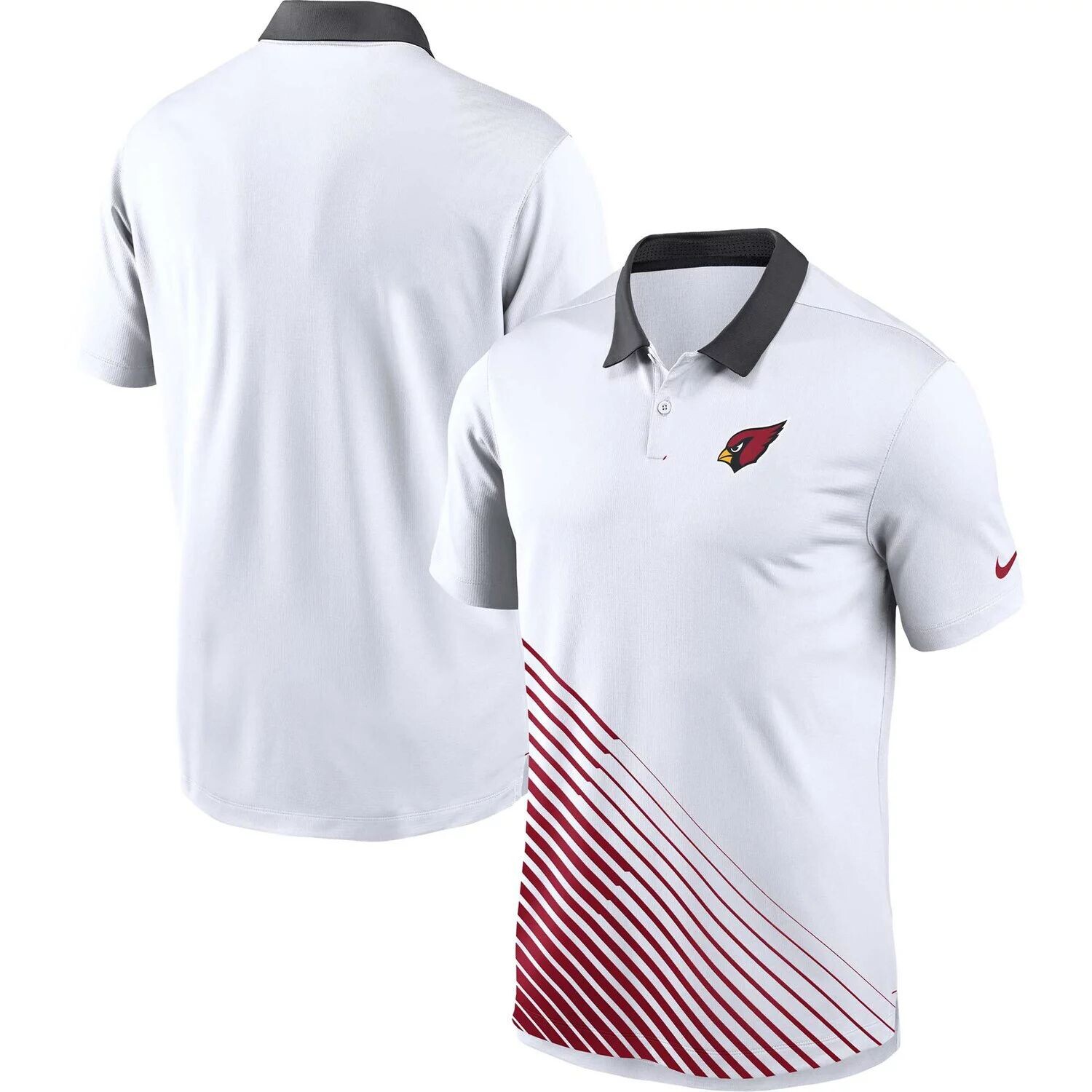 

Мужская белая футболка-поло Arizona Cardinals Vapor Performance Nike, Белый, Мужская белая футболка-поло Arizona Cardinals Vapor Performance Nike