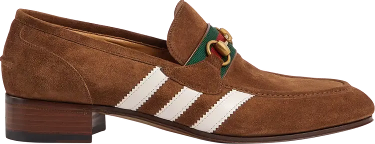 

Кроссовки Adidas Adidas x Gucci Loafer 'Light Brown Suede', коричневый