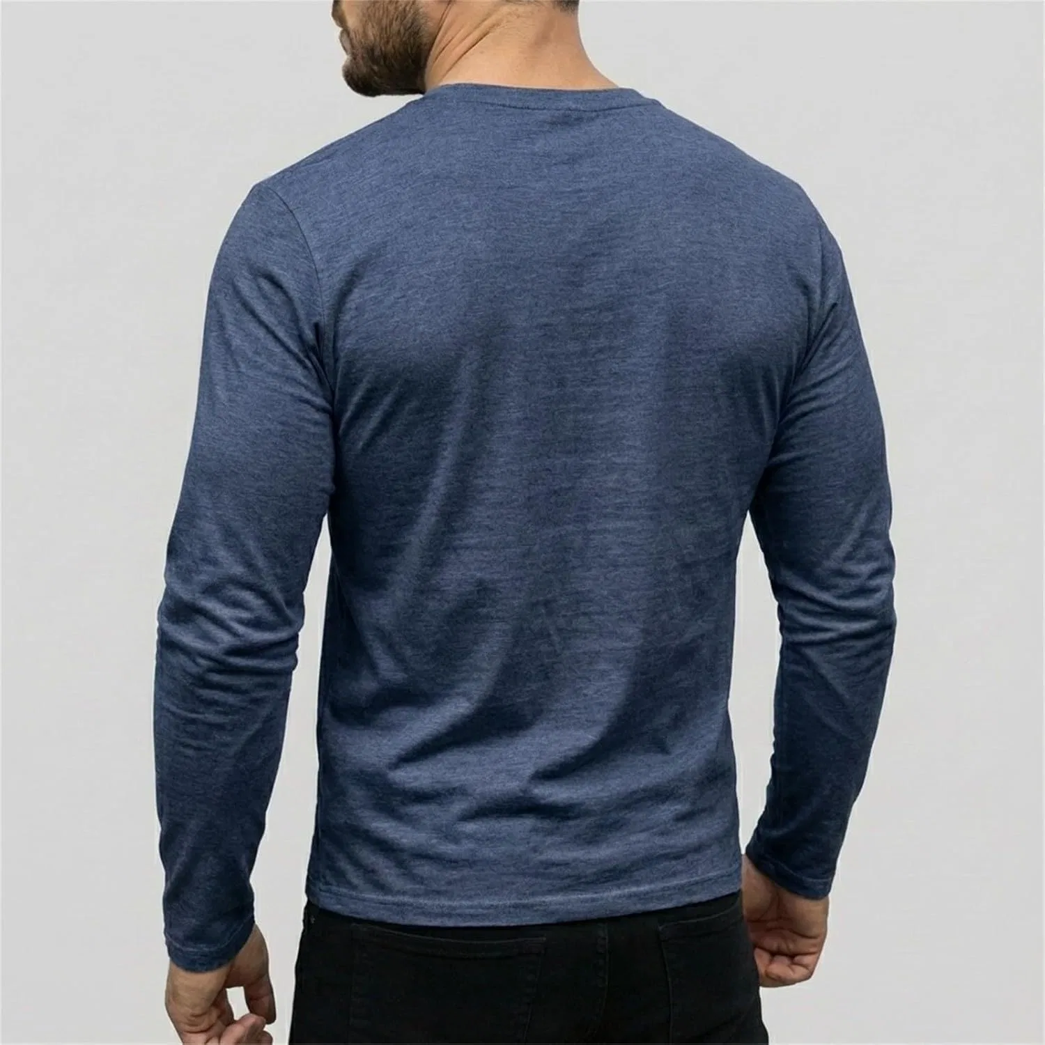 Мужская компрессионная футболка для фитнеса Athletic, Blue — фото 3