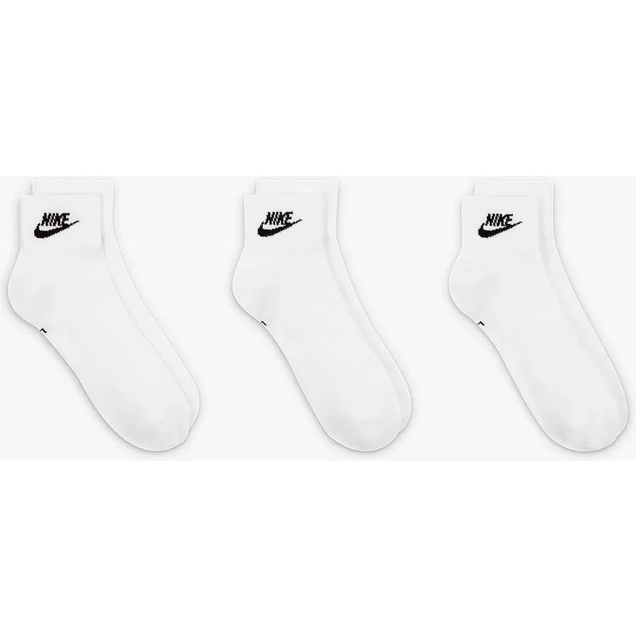 Носки спортивные с принтом Nike Everyday Essential, Белый — фото 3
