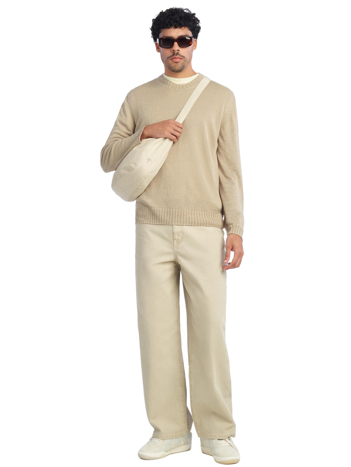 Джемпер Zara Benito Antonio Collection Relaxed Fit 100% Linen, бежевый