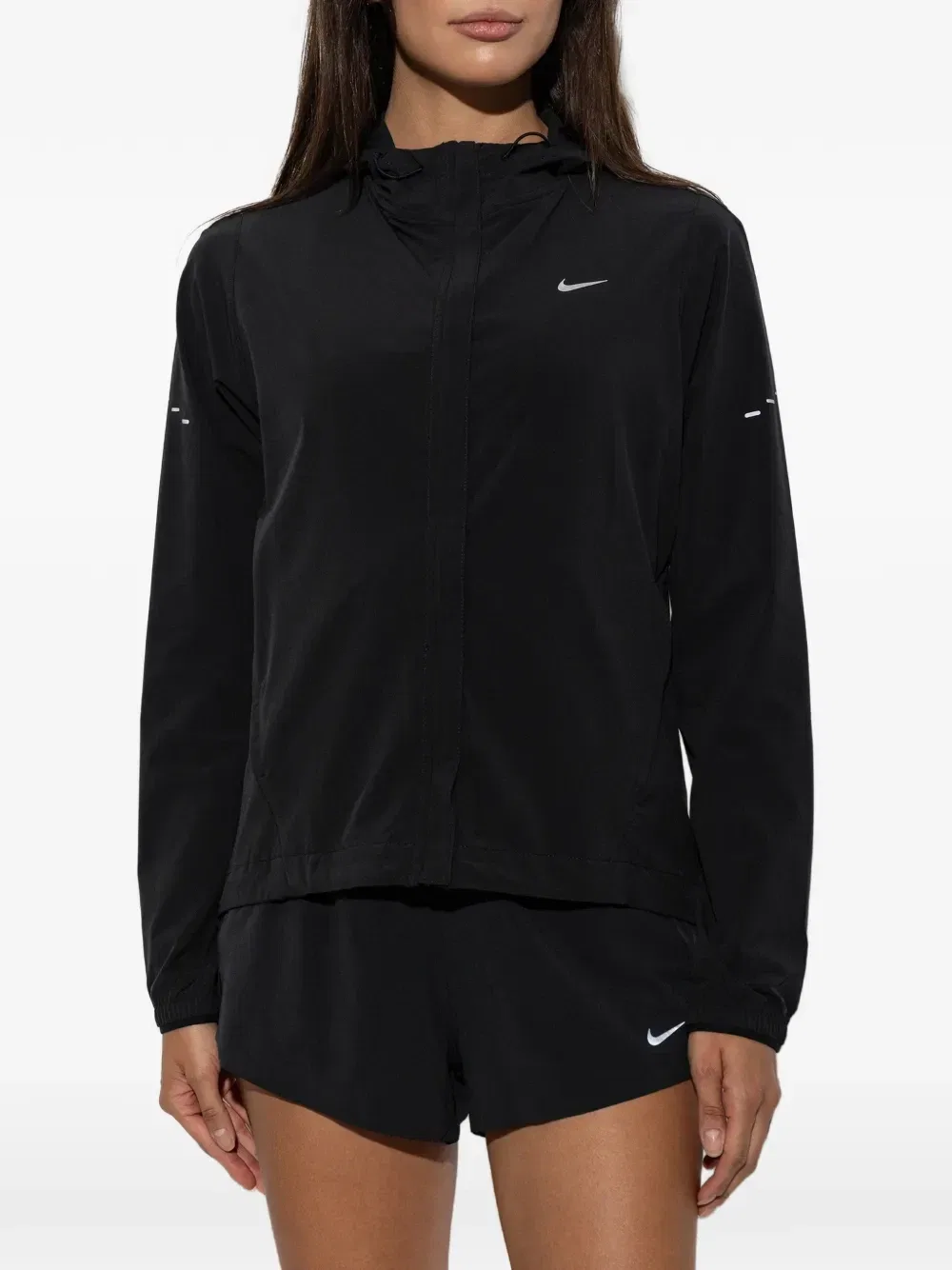 Толстовка с капюшоном Swift с принтом-логотипом Nike, черный — фото 3