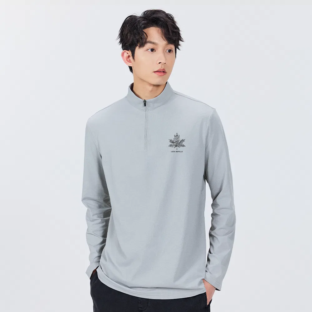 Детская футболка с быстросохнущей тканью MINISO, Light Gray — фото 3