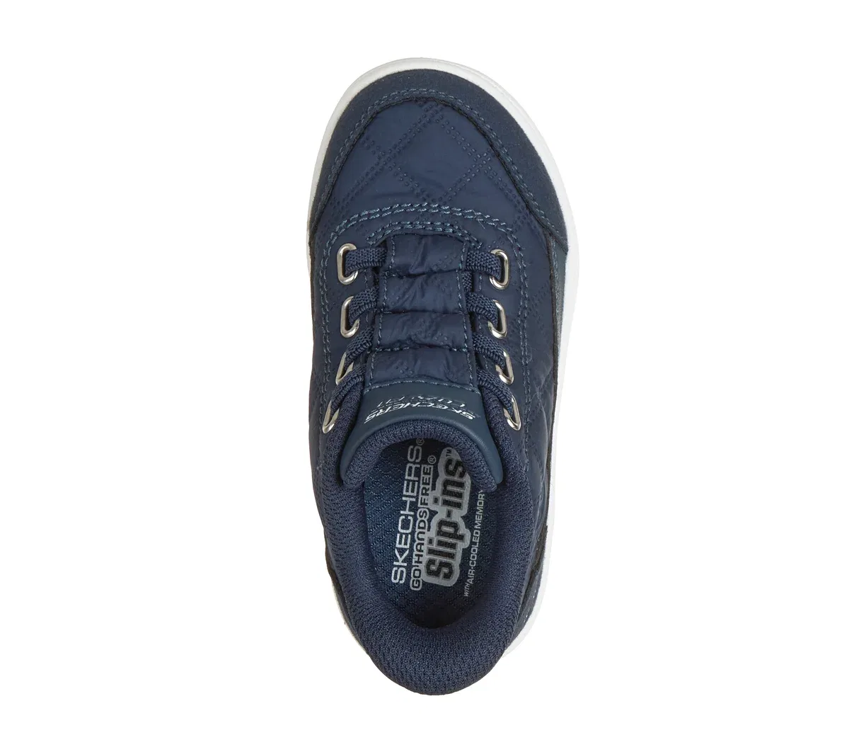 Детские слипоны Sport Court 92 - Cozy Fit Daze Skechers, тёмно-синий — фото 2