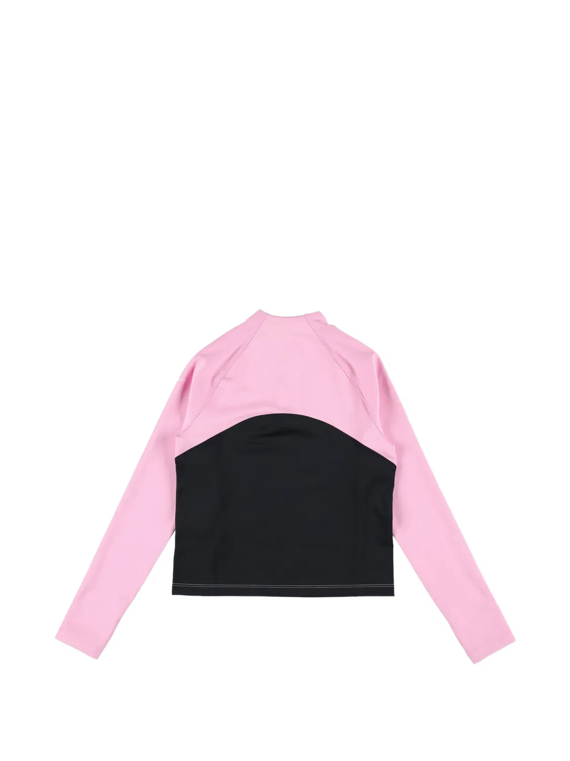 Топ с воротником на молнии Nike Kids, розовый — фото 2