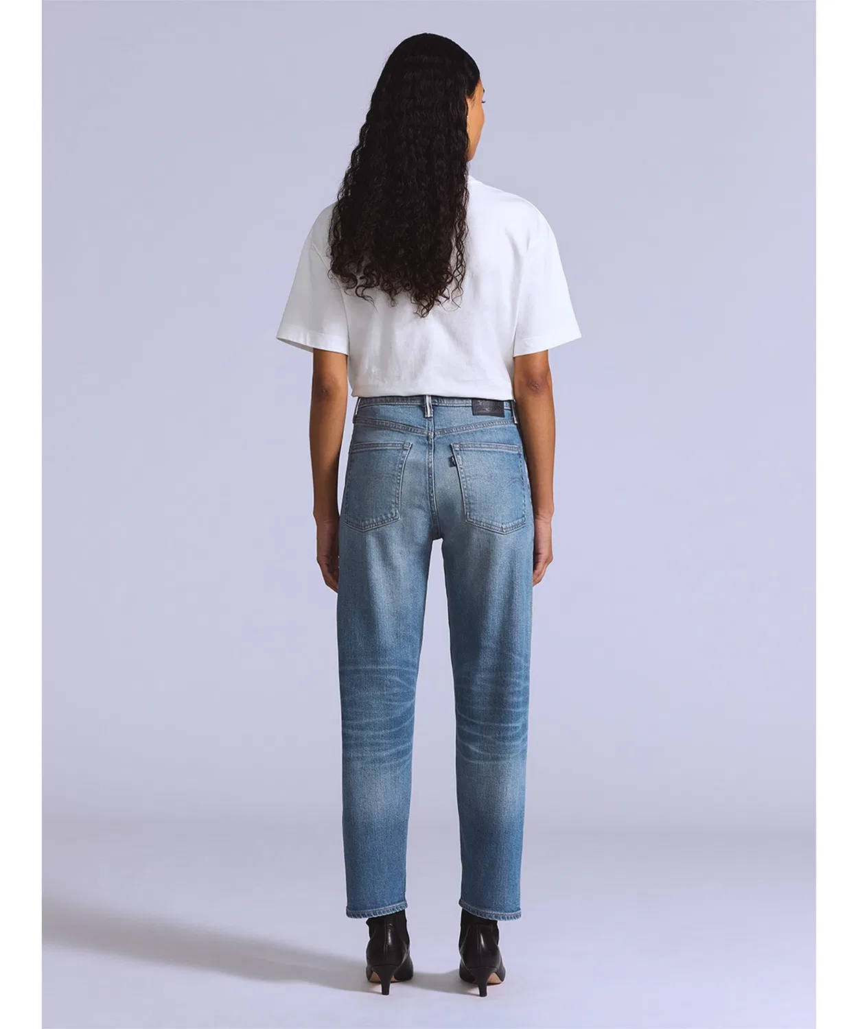 Женские джинсы прямого кроя Column Medium Indigo Made in Japan Levi's, Indigo Blue — фото 4