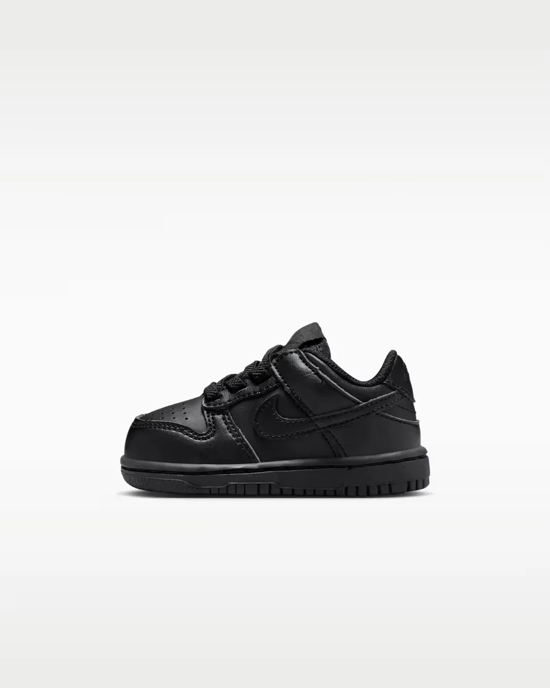 Детская/подростковая обувь Nike Dunk Low, Black/Black/Black