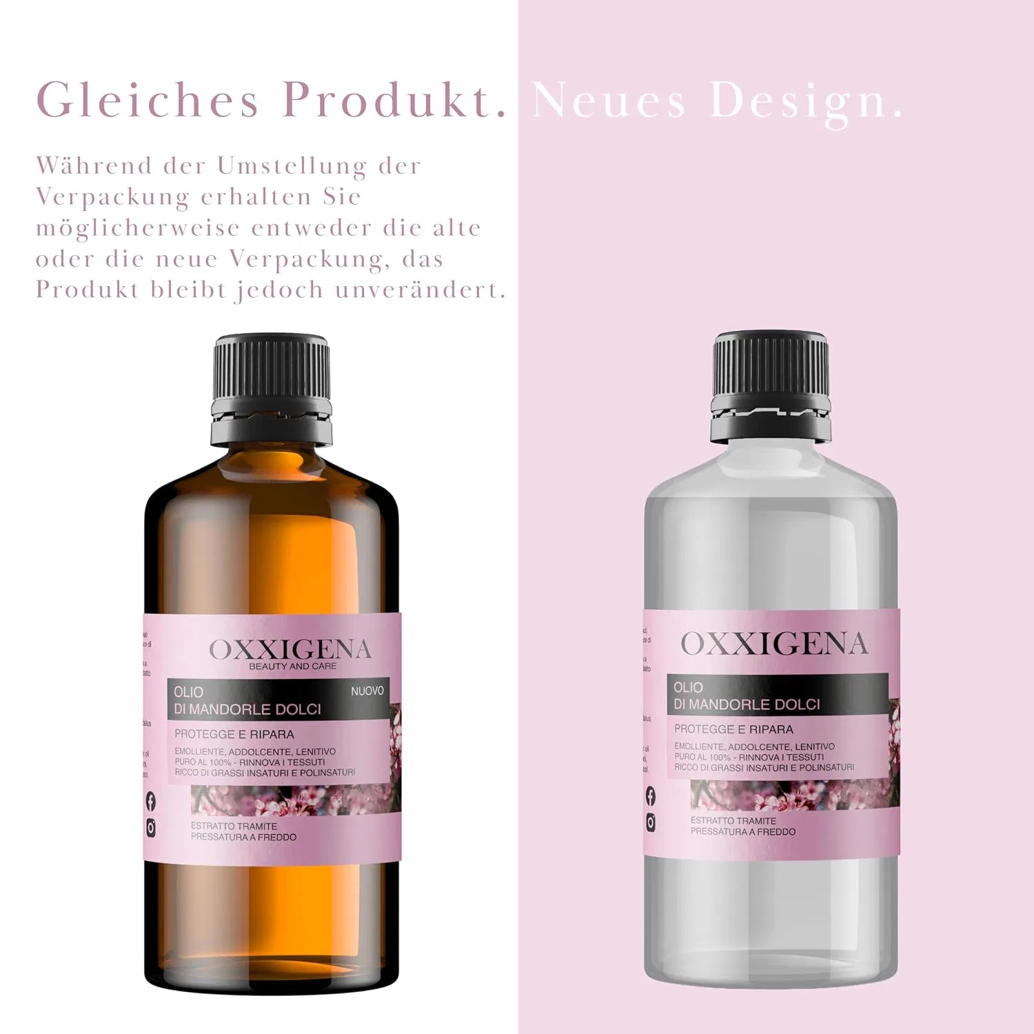 Масло для тела Sweet Almond Oil, OXXIGENA, 3 x 1 л — фото 2
