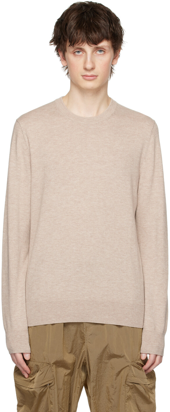 

Бежевый свитер с круглым вырезом Filippa K