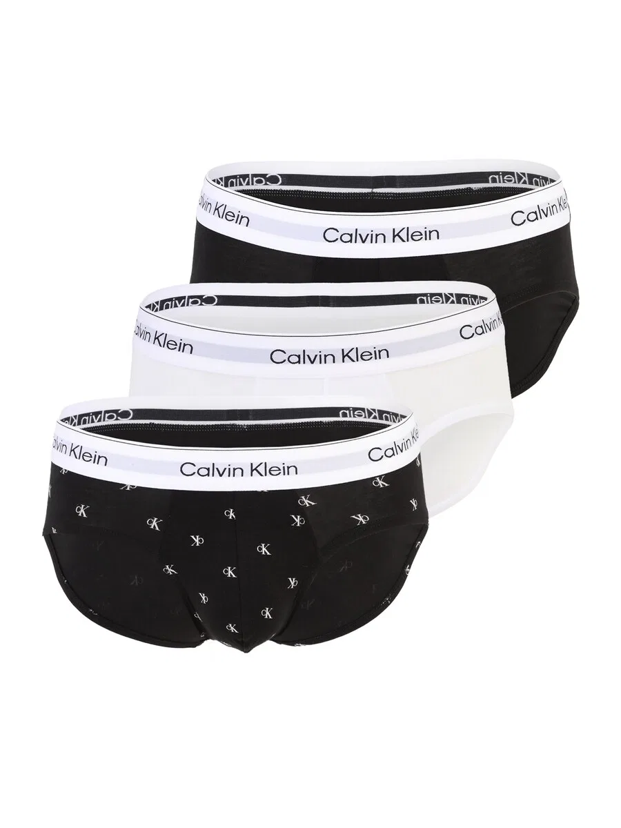 Трусики Calvin Klein, черный, кремовый