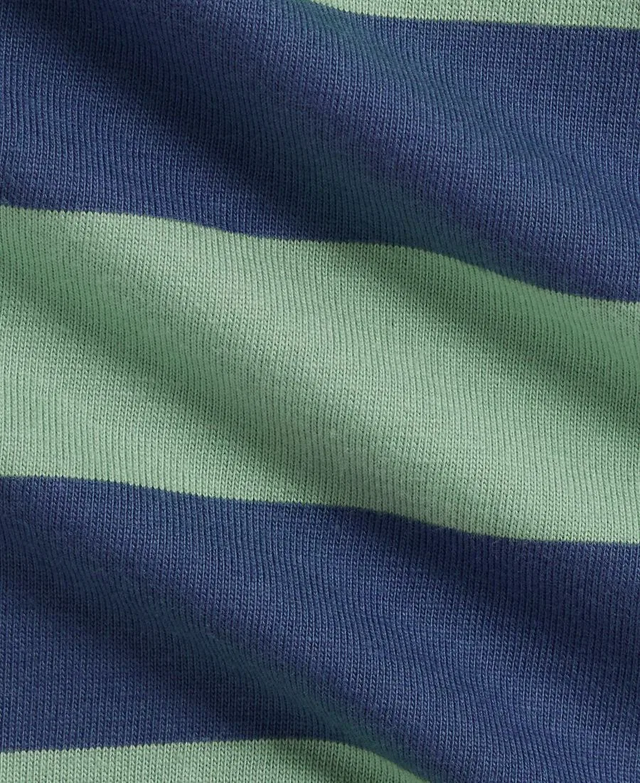 Комбинезон-поло с мадрасским воротником Polo Ralph Lauren, Faded Mint/Old Royal — фото 3