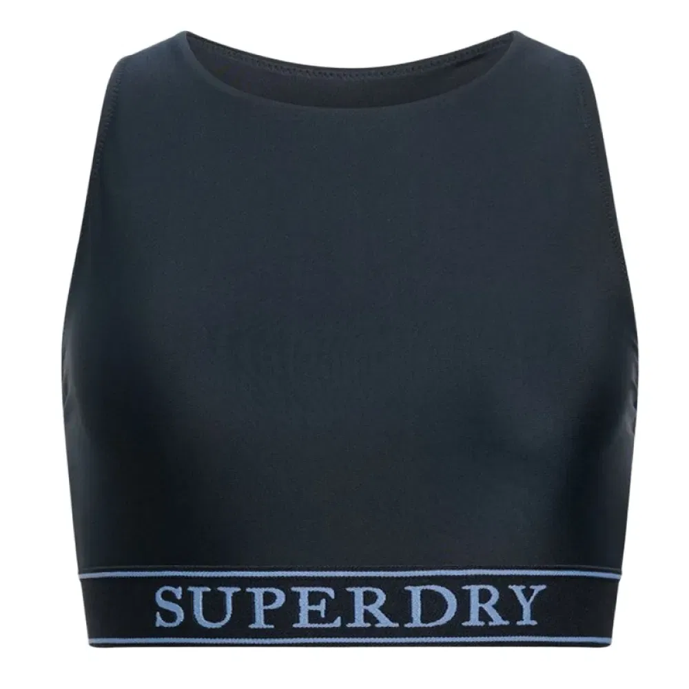 Топ бикини на бретелях Superdry, синий