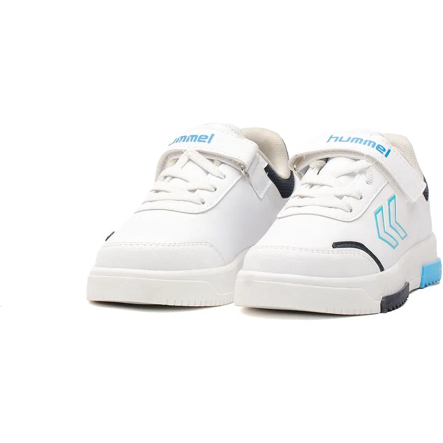 Детские кроссовки с шнуровкой Molina Jr. Hummel, Белый — фото 4