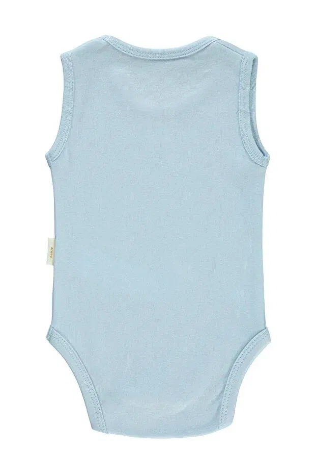 Детский комплект боди-распашонок из органического хлопка Civil Baby, Blue — фото 2