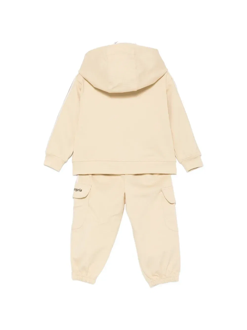 Спортивный костюм карго с логотипом Palm Angels Kids, бежевый — фото 2