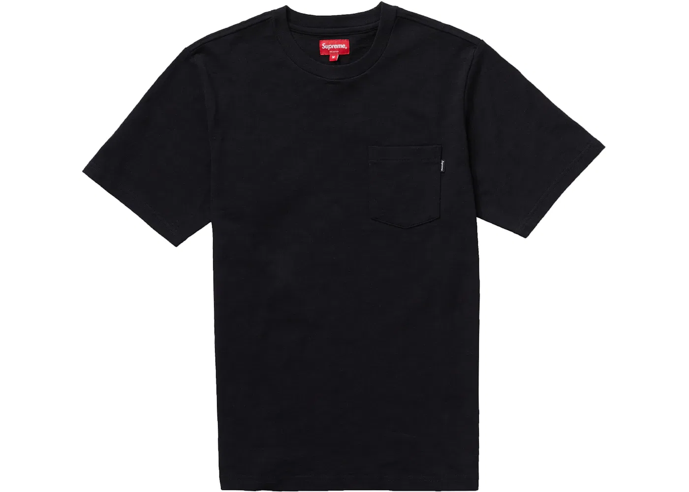 Мужская футболка с карманом Supreme Pocket Tee (FW20), Black