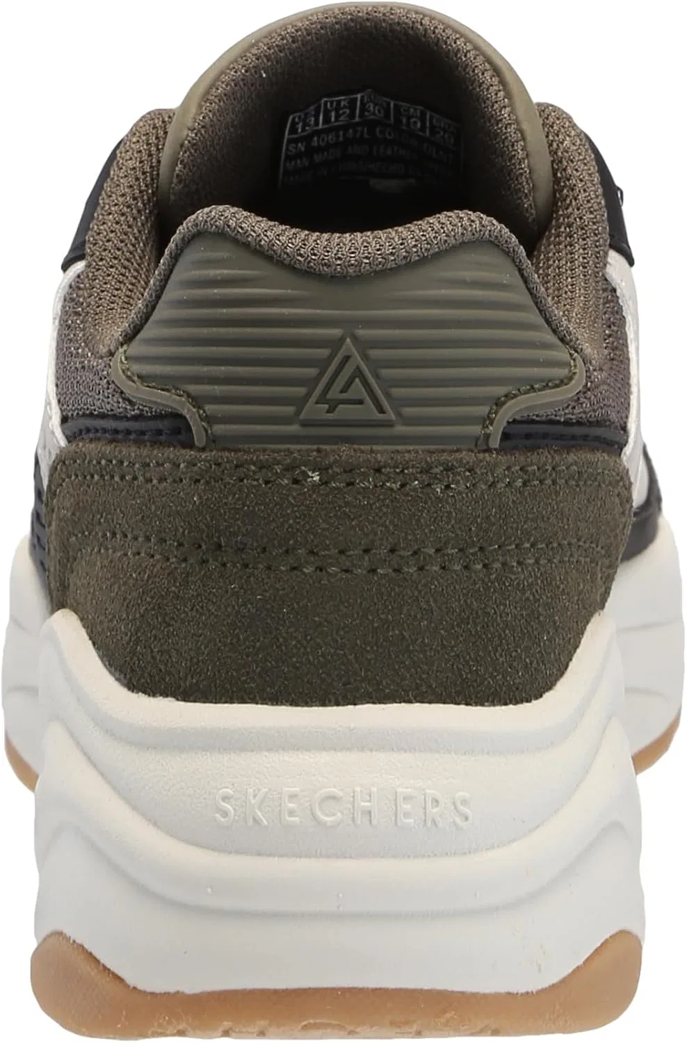 Детские кроссовки для мальчиков Nova Jogger Skechers, Olive/Natural — фото 3