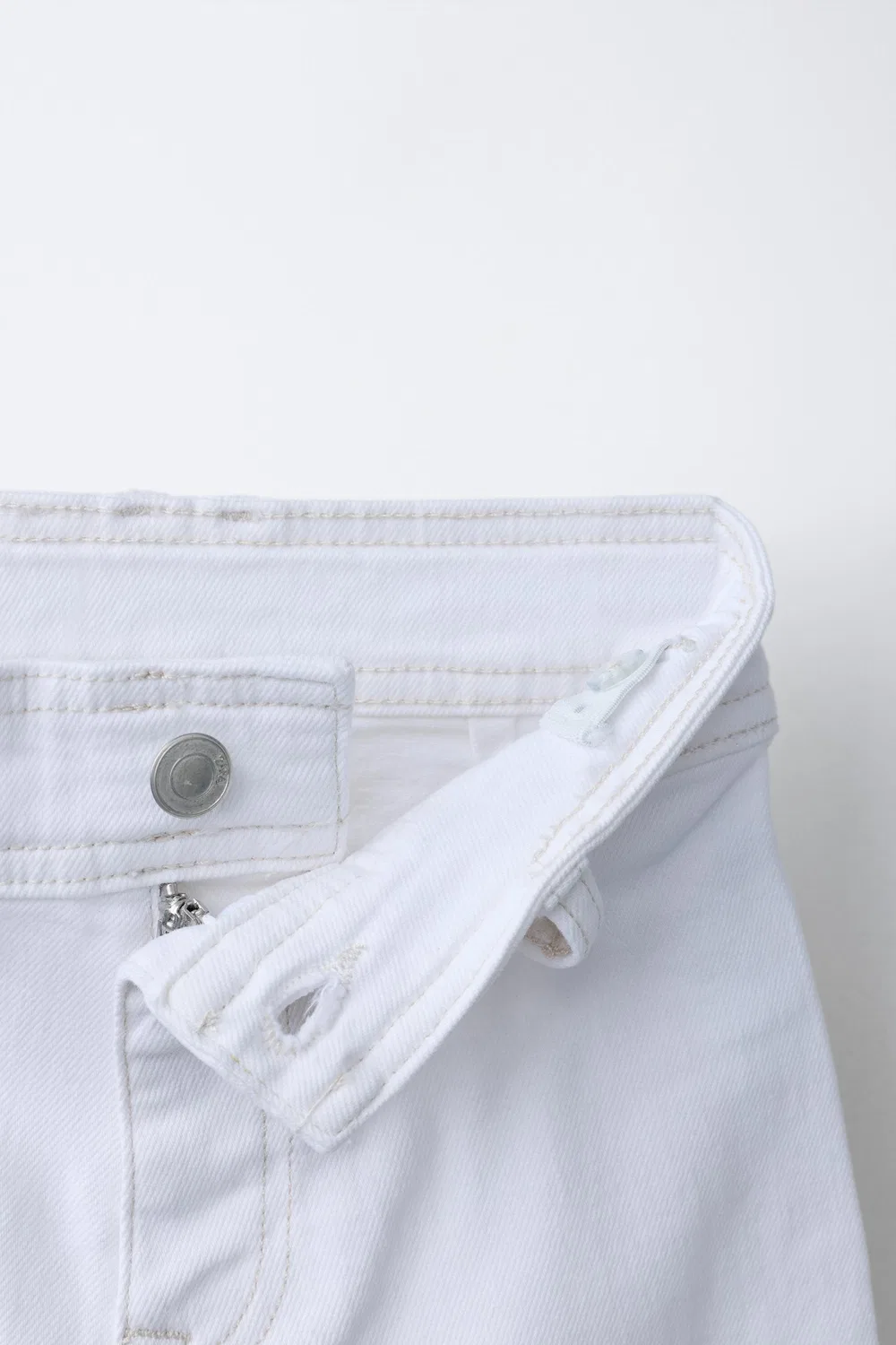 Морские джинсы ZARA, White — фото 3