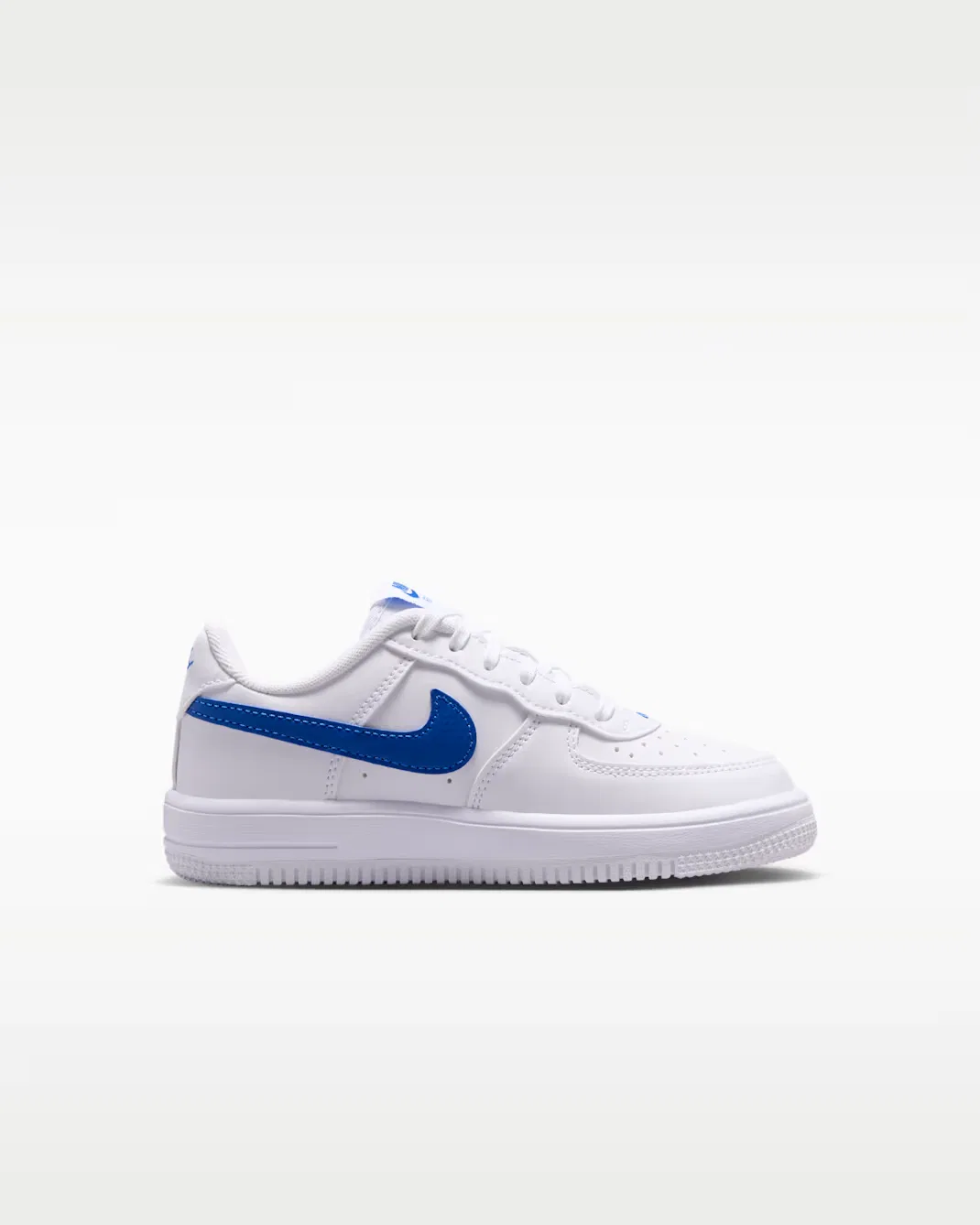 Детские кроссовки Force 1 Tech Essential Nike, White/Game Royal — фото 3
