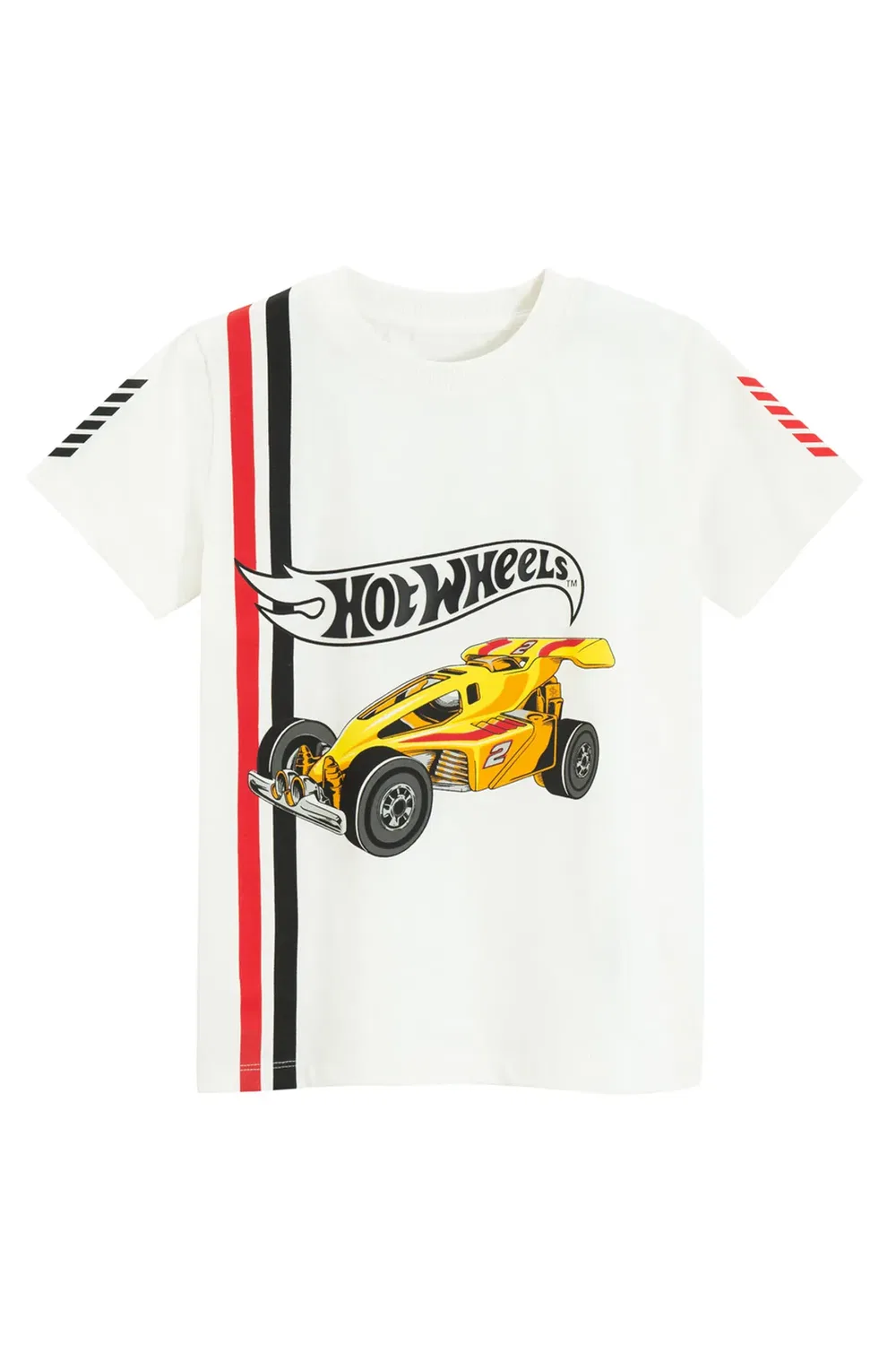 Детская футболка с коротким рукавом Hot Wheels Cool Club, Белый