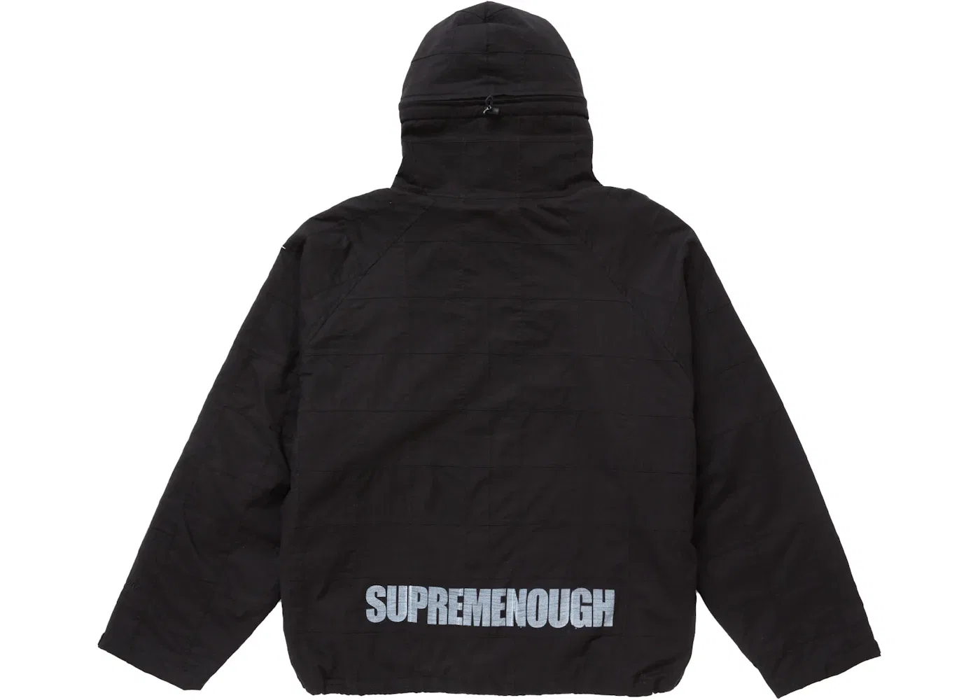 Мужская куртка с принтом Supreme GOODENOUGH Patchwork Hooded Jacket, Black — фото 3