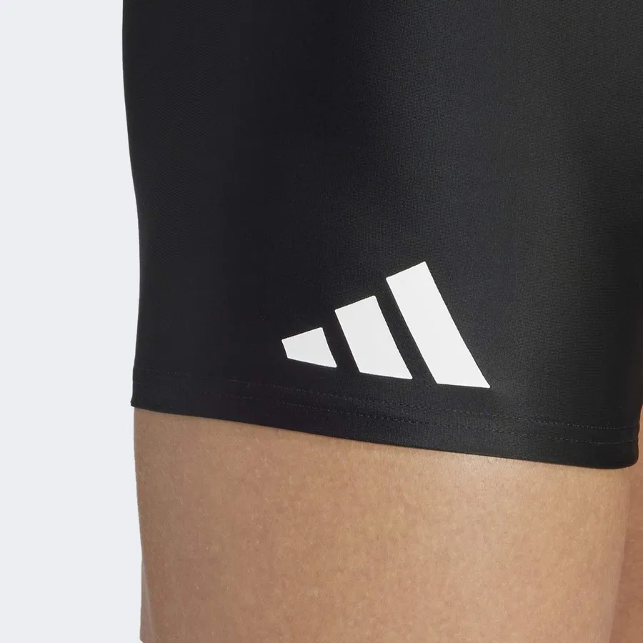 Плавки для плавания Performance Solid Swim Boxers adidas, Черно-белый — фото 4