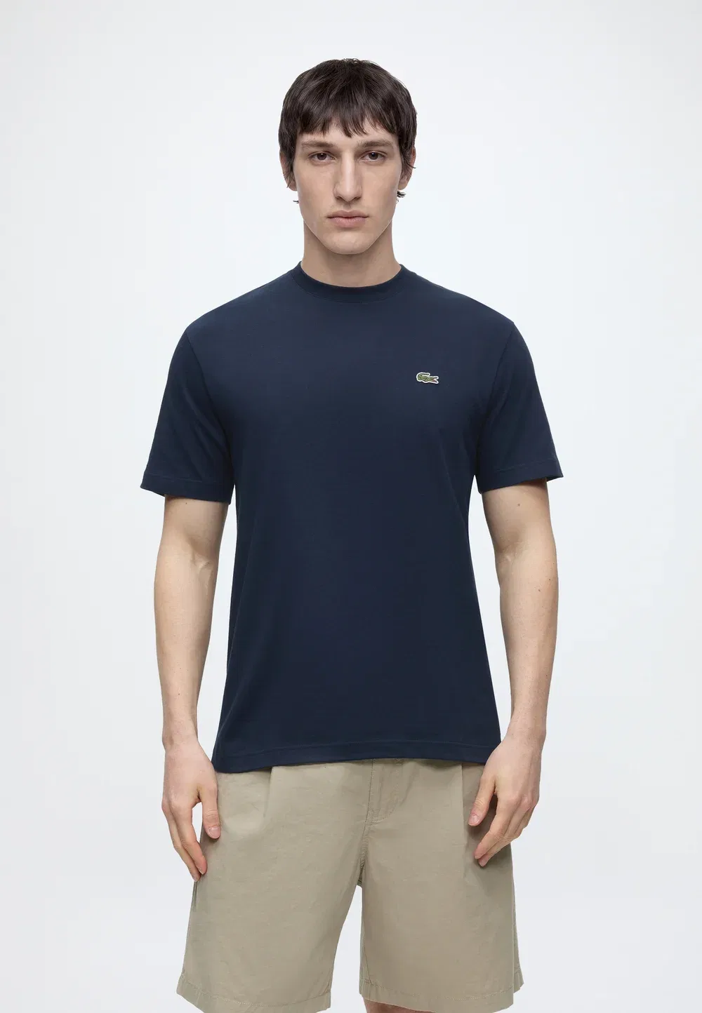 Футболка унисекс - футболка с принтом Lacoste, Navy Blue — фото 3