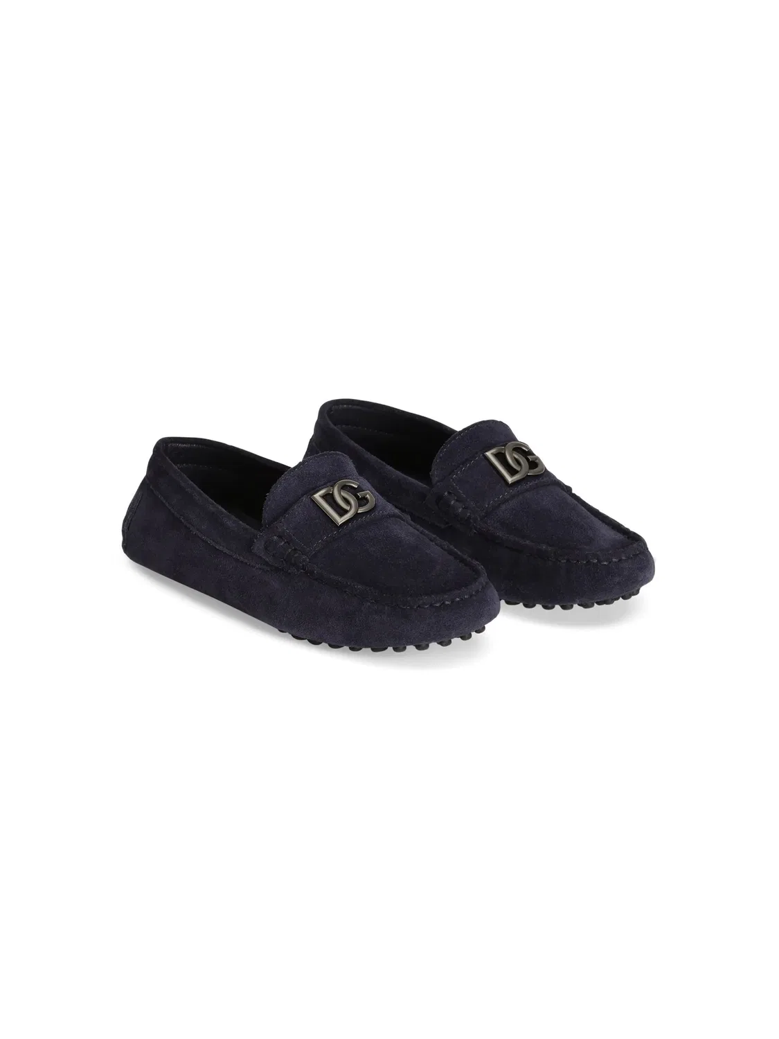 Лофферы с логотипом Dolce & Gabbana, синий