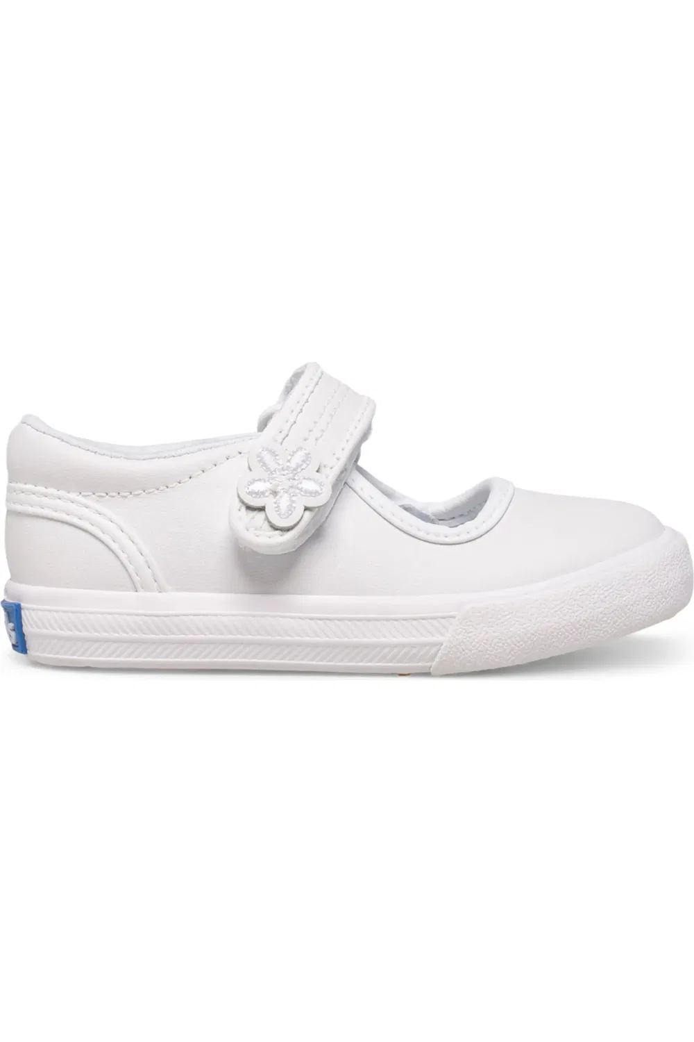 Детские туфли Мэри Джейн с цветочным аппликациями Ella Keds, белый — фото 3