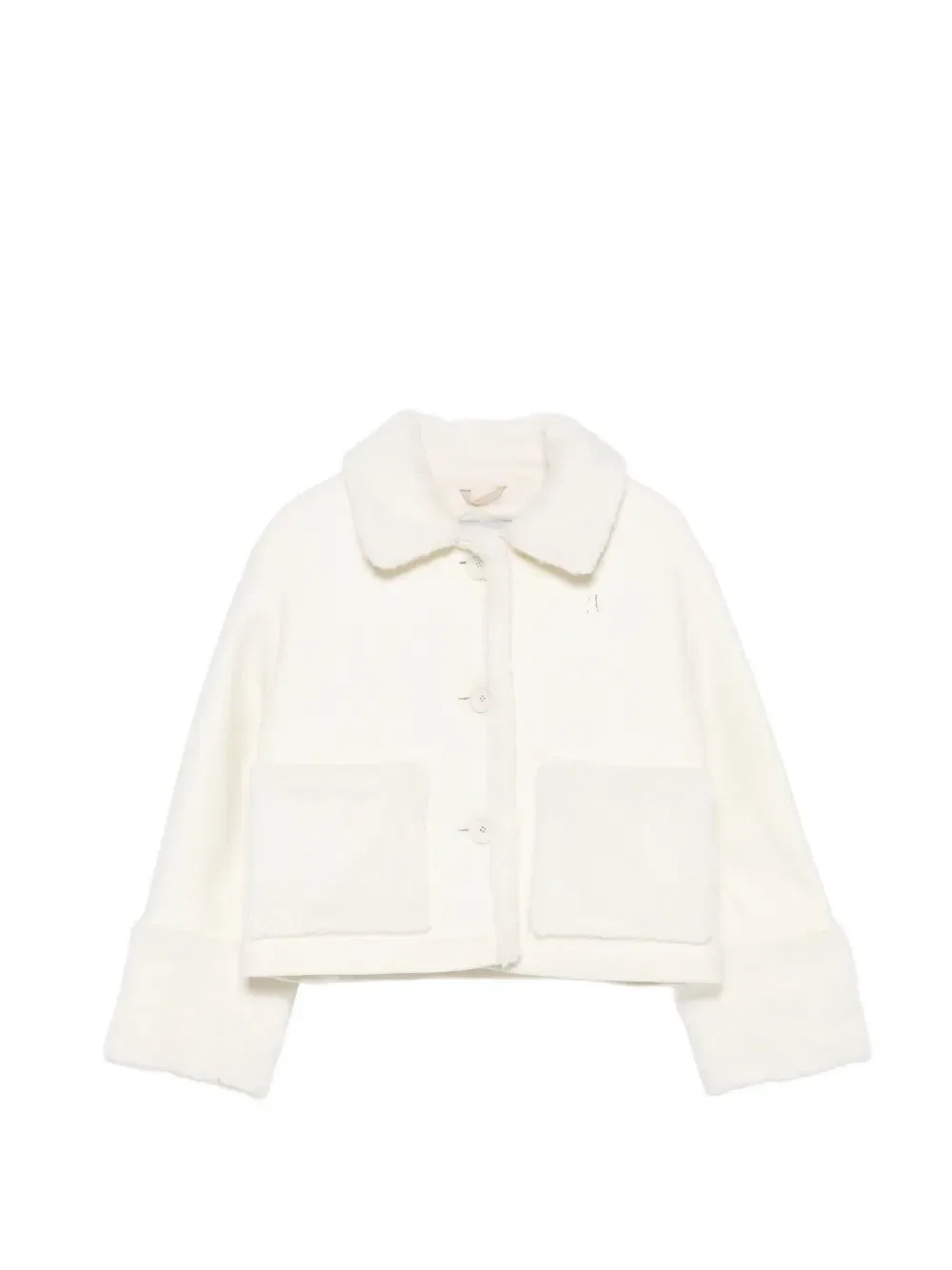 Куртка из искусственного меха Herno Kids, белый
