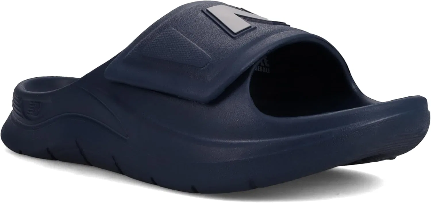 Тапочки New Balance, серый/белый