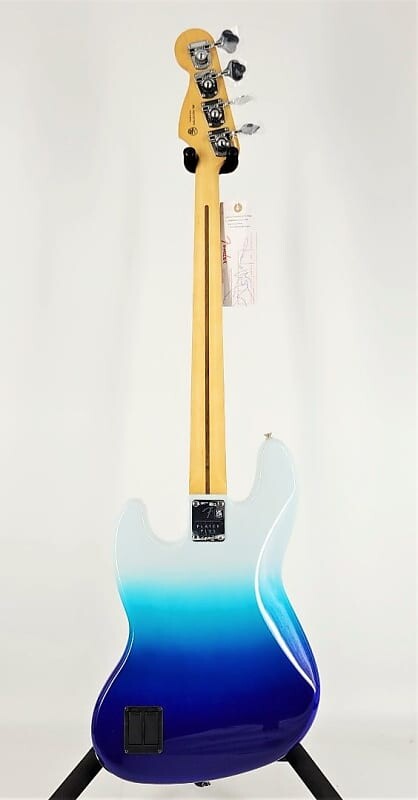 

Fender Player Plus Jazz Bass Belair Blue с сумкой для гитары Серийный № MX21271910 014-7373-330-1910